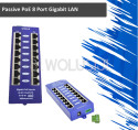 List Category Networking - Passive PoE injector 8 Port Gigabit LAN / Gigabit PoE Injektor