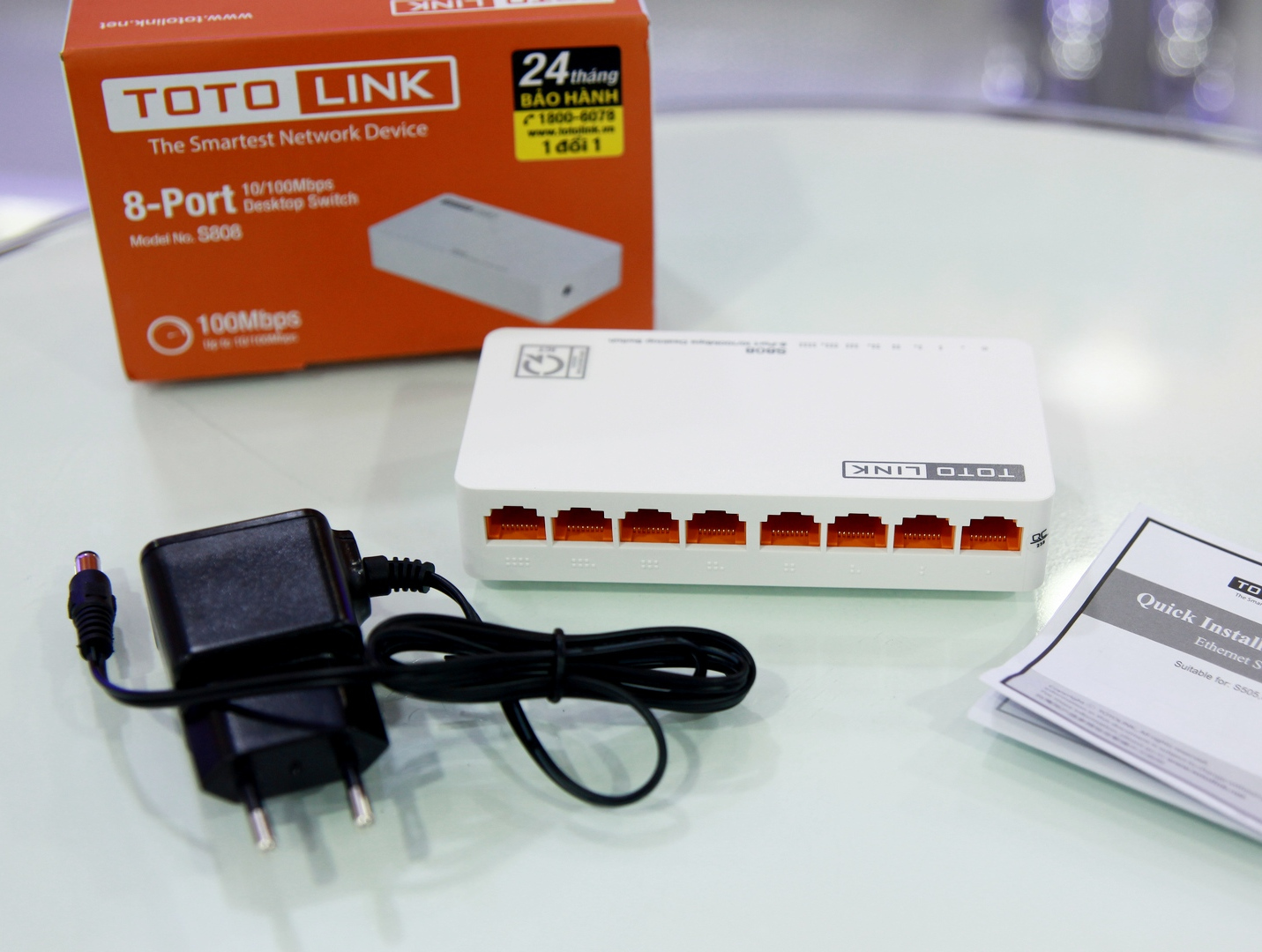 Switch Hub Totolink S808 10/100Mbps 8 Port - Wolusiji